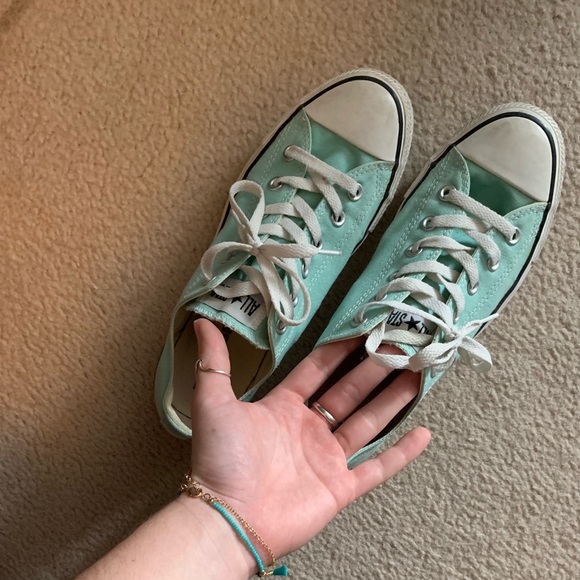 Converse Shoes - Light blue converse